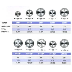 Diamond Disk / 다이아몬드 디스크 911-, 6911- (양면)