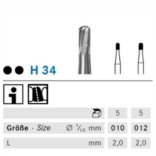 Komet Bur Metal cutting / 코메트 메탈커팅버 FG H34-012