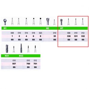 Komet Carbide Mini FG Bur( / 코메트카바이드버 FG (H7) 미니버